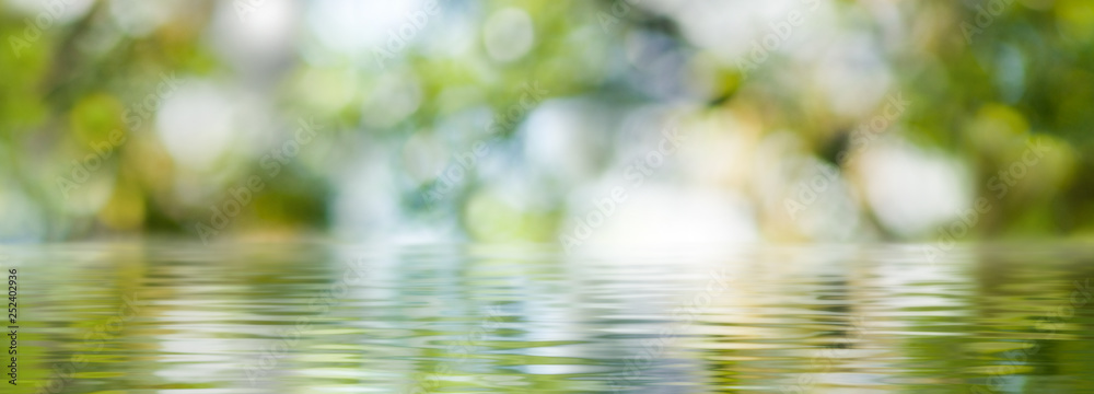 image of water on a blurred background - obrazy, fototapety, plakaty 