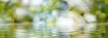 Image Of Water On A Blurred Background