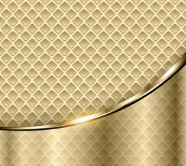 Abstract business background, elegant gold metal