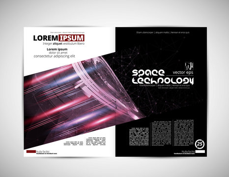 Printing magazine, brochure layout easy to editable