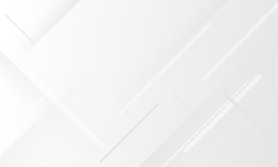 Fototapete - Minimal geometric white light background abstract design. vector EPS10.