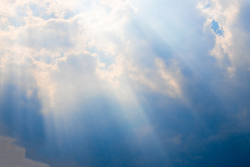 Clouds and sky after rain