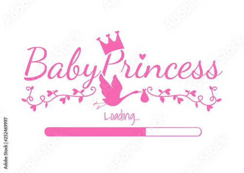 Baby Princess Loading Vector Design Wording Design Prince Crown Stork Silhouette Isolated On White Background T Shirt Design Art Vector De Stock Adobe Stock Baby Princess Loading Vector Design Wording Design Prince Crown Stork Silhouette Isolated On White Background T Shirt Design Art Vector De Stock Adobe Stock