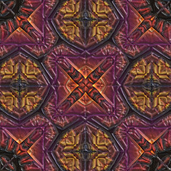  3d effekt - abstrakt fraktal symmetrisch grafik