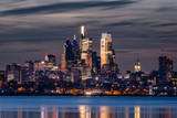 Fototapeta Nowy Jork - Philadelphia skyline at night