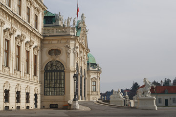 The Belvedere image. The historic building complex. One of two Baroque palaces image.