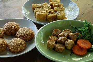 Canvas Print - Thai breakfast is an important meal of the day.