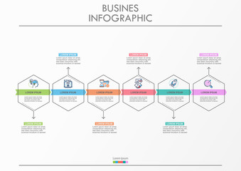 Business data visualization. timeline infographic icons designed for abstract background template milestone element modern diagram process technology digital marketing data presentation chart Vector