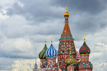 St Basil's Cathedral on Red Square in Moscow