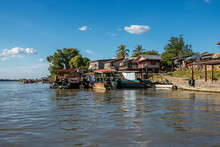 4000 Islands Zone In Nakasong Over The Mekong River In Laos