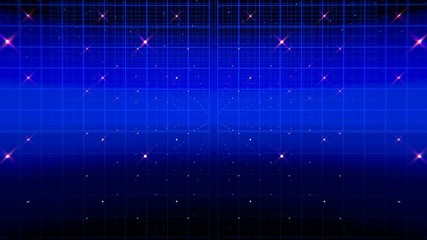 Wall Mural - Retro futuristic background design. 80s style seamlessly looping animation.
