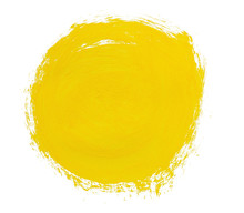 Circle Spot Of Yellow Paint