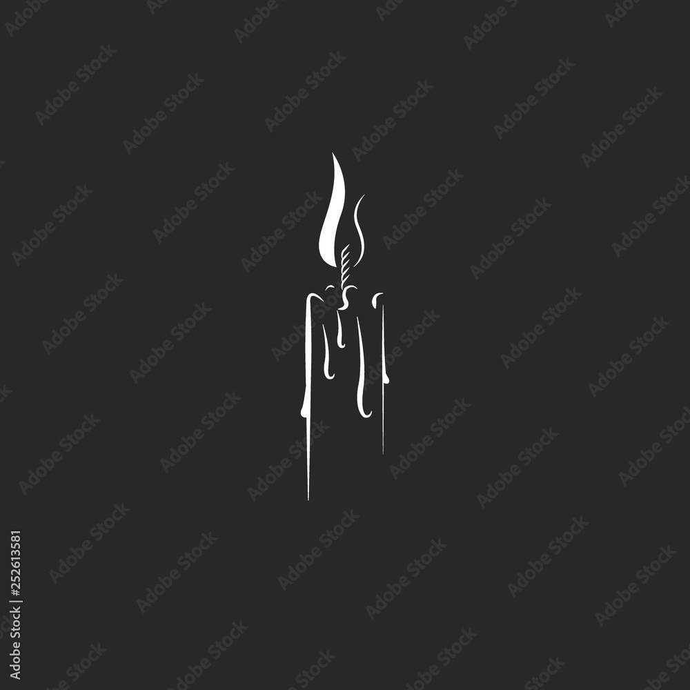 Gamesageddon Stock Silhouette Of A Single Burning Candle In A Gamesageddon Stock Silhouette Of A Single Burning Candle In A