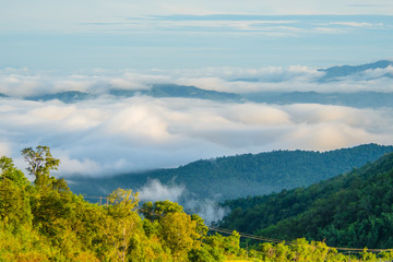 Natural colors of dawn on the mountain.6