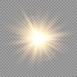 © Vitalii - Glow light effect. Star burst with sparkles. Sun. Vector illustration