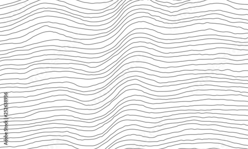 Vector Illustration of the pattern of gray lines, hand drawing lines abstract...