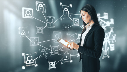 Poster - Social network and innovation concept
