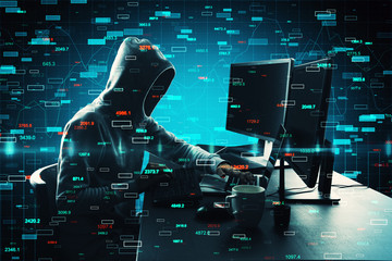 Poster - Malware and finance concept