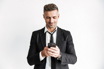 Wall Mural - Handsome confident businessman