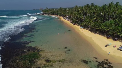 Wall Mural - Aerial. Tangalle beach. Sri Lanka.