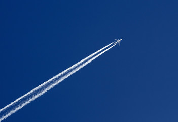 plane in the sky