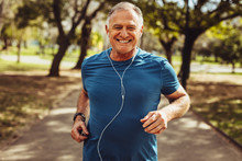 Senior Man Jogging