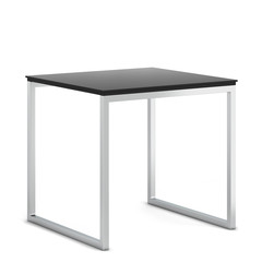 Wall Mural - Minimalistic modern table with metallic legs