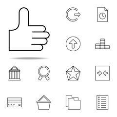 Poster - like sign icon. Web icons universal set for web and mobile
