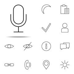 Poster - record sign icon. Web icons universal set for web and mobile