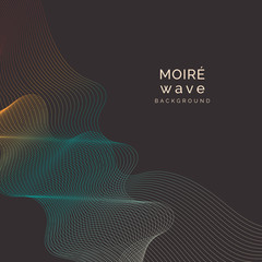 Poster - Moiré pattern background