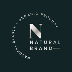 Wall Mural - organic product logo