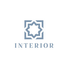 Poster - logo for interior, furniture shops, decor items and home decoration.