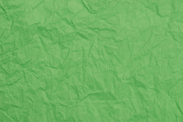 green creased tissue paper texture background