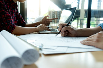 engineer or architectural project, two engineering or architect