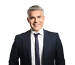 © Pixel-Shot - Handsome mature businessman on white background