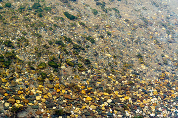 Pebbles in the water