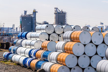 Metal Oil Barrels