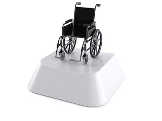 Poster - Wheelchair on computer key