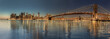 Brooklyn Bridge panorama view