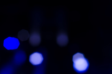 ิblue bokeh blurred abstract light wallpaper background.