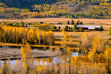 Wall Mural - Scenic Wyoming SouthEast of Grand Tetons National Park