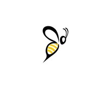 Bee Logo And Symbol Vector Templates