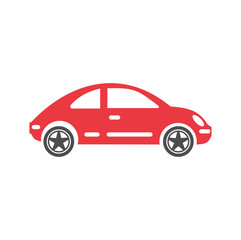 Poster - Car icon on background for graphic and web design. Simple vector sign. Internet concept symbol for website button or mobile app.