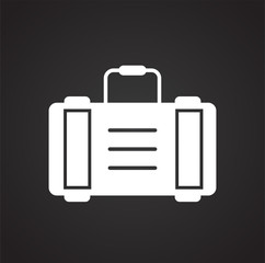 Poster - Car repair kit icon on background for graphic and web design. Simple vector sign. Internet concept symbol for website button or mobile app.