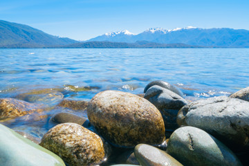 Canvas Print - Stony lake edge