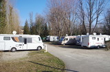 Fototapeta Uliczki - aire de camping car