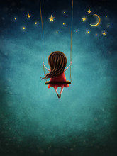 Little Fairy Girl Swingig