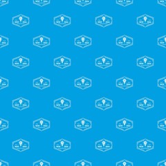 Wall Mural - Idea pattern vector seamless blue repeat for any use