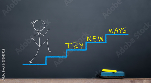 Cuadros en Lienzo busines start concept. try new ways for success