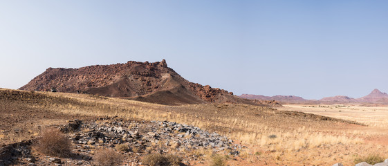 Wall Mural - desert view, Twyfelfontein, Namibia